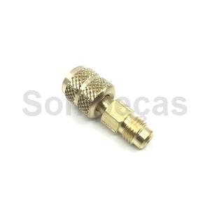 ADAPTADOR DIREITO 1/4 FEMEA X 1/4 MACHO